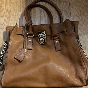 Well loved Michael Kors Leather Bag and Matching Wallet